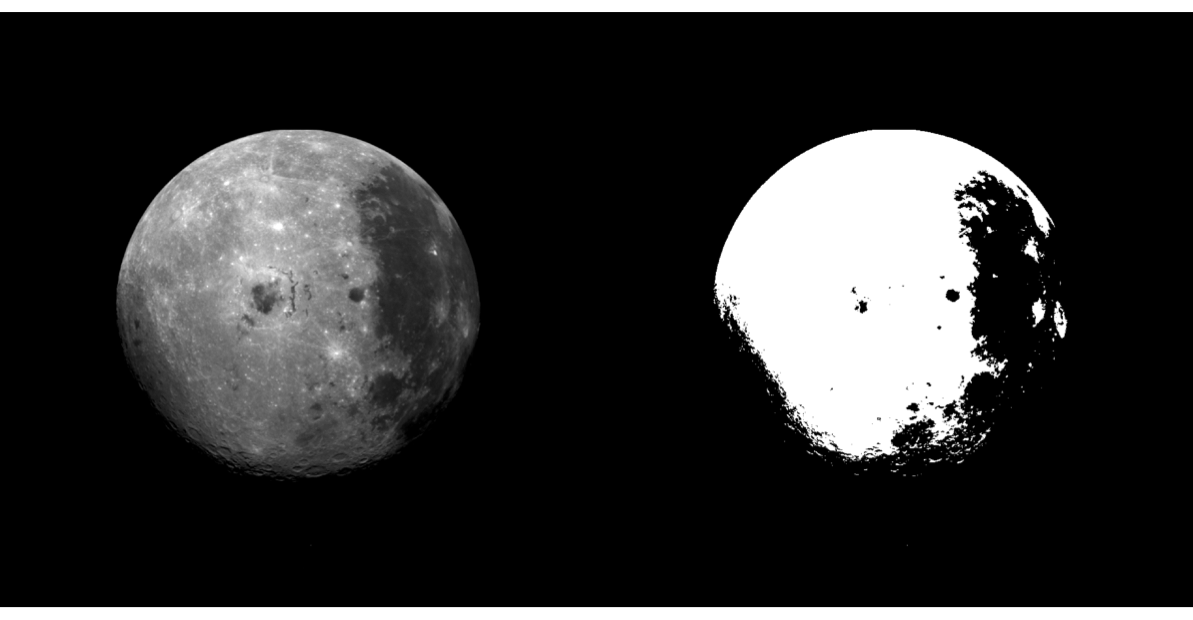 Moon with Mask