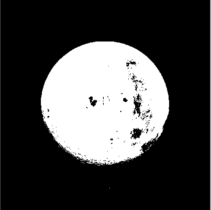 Moon binarized