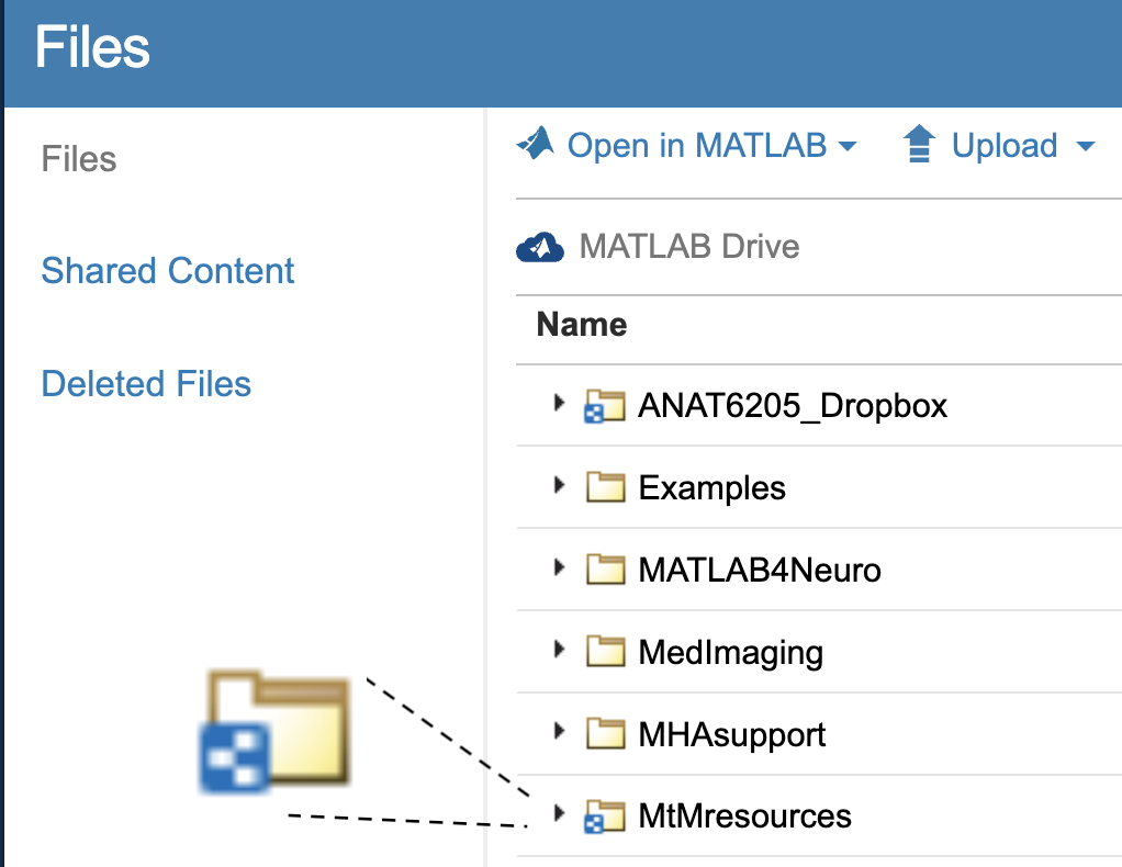 MATLAB drive file view