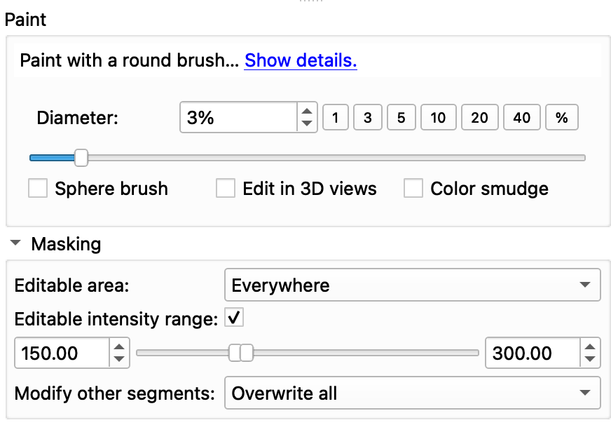 paint settings