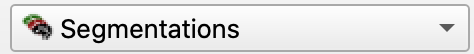 segmentations menu