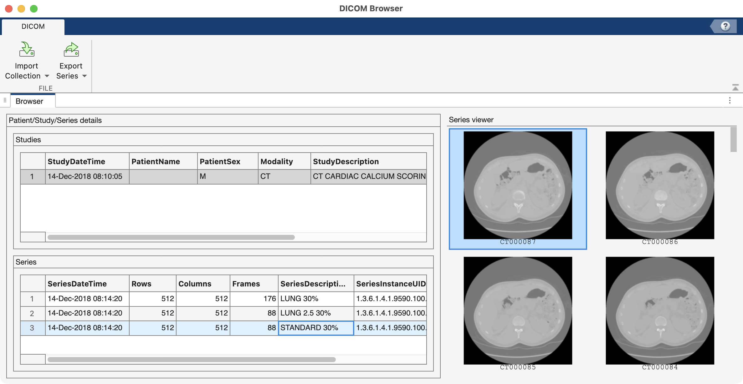 dicom browser