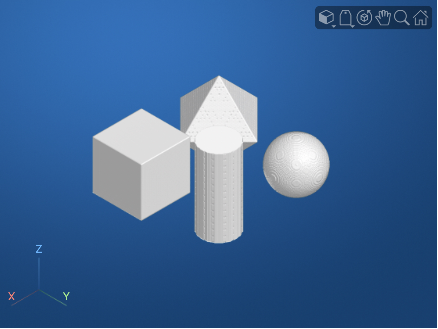 render of all shapes